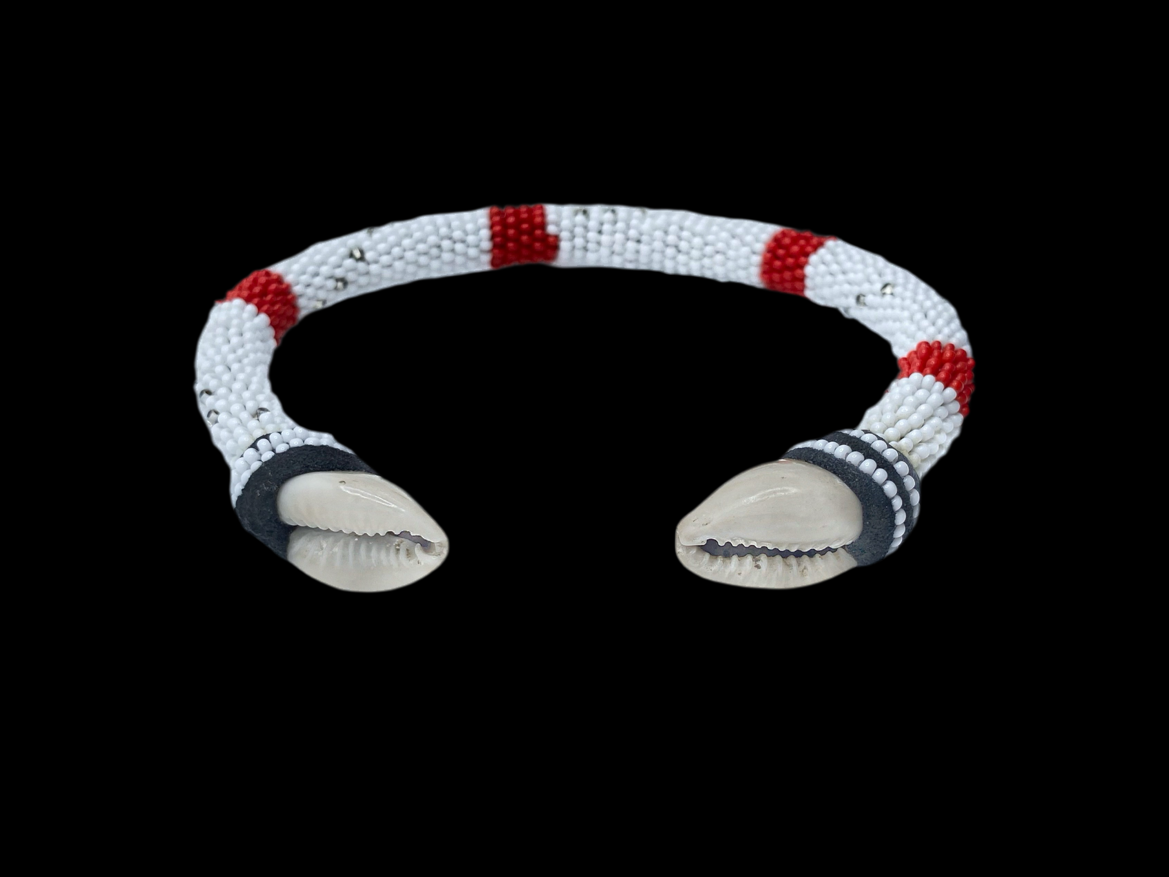 Handmade Ilde de Obatalá Ayaguna Bracelet - Cowrie Shell Yoruba Santeria Orisha