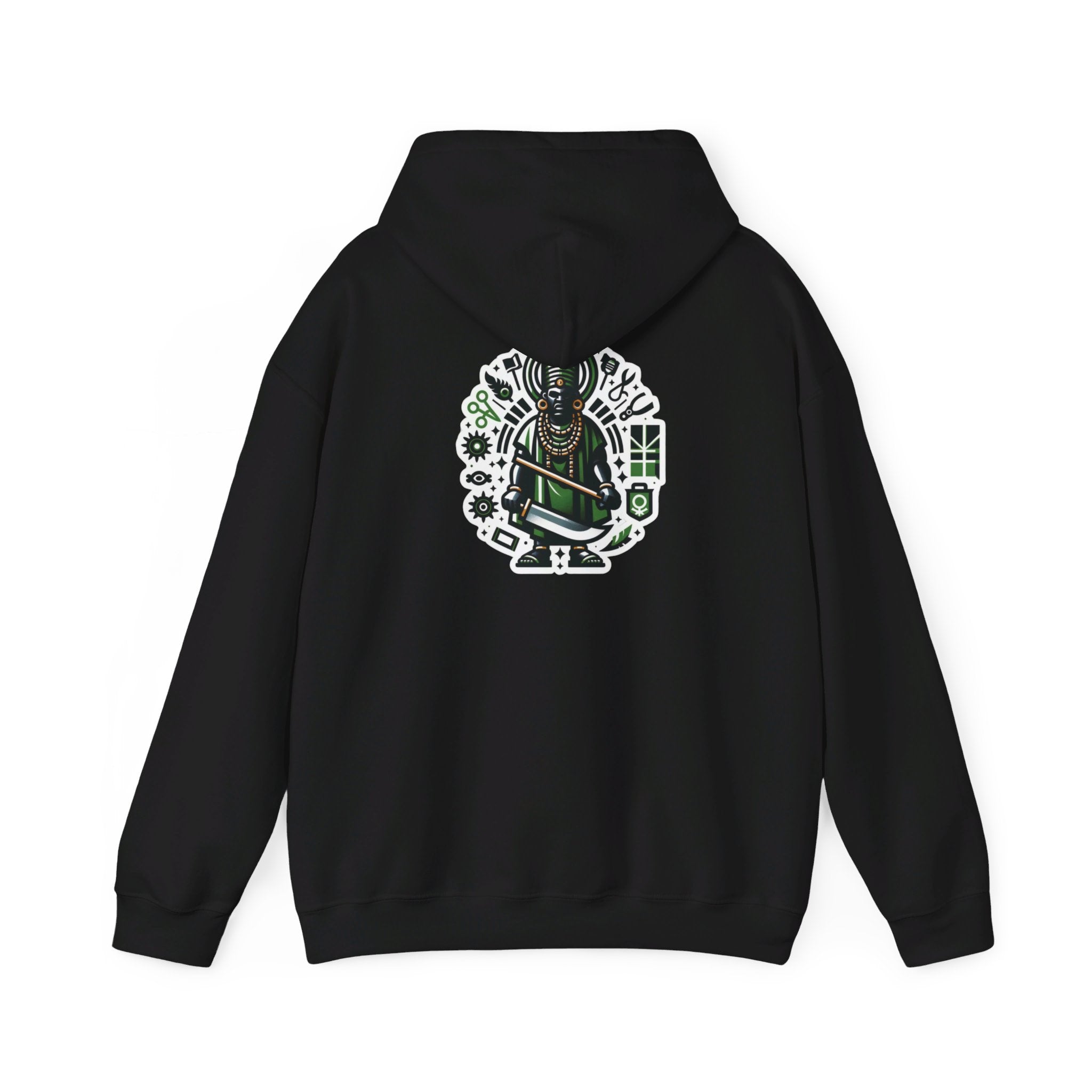 Ogun Hoodie - Spiritual Orisha Worship & Yoruba Mythology - SanteriaGuide