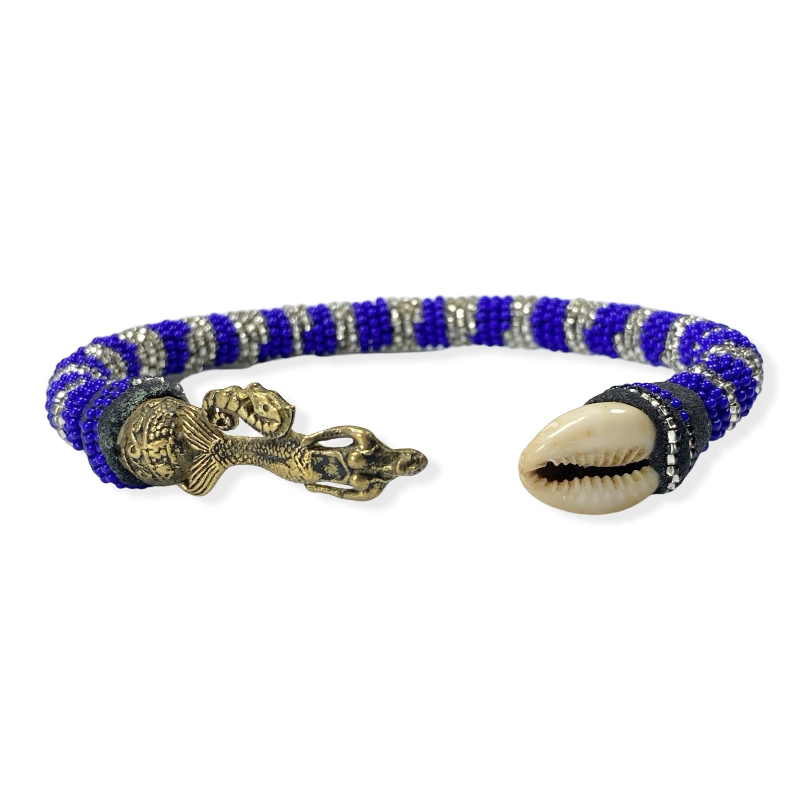 Pulsera de Yemaya Yemoja – Conchas de Cauri y Bronze - SanteriaGuide