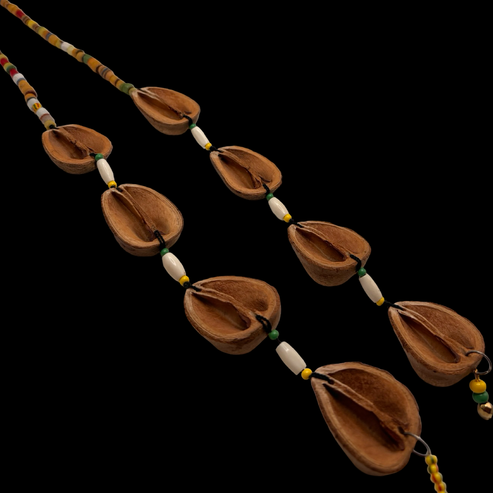 Ekueles de Ifá con cuentas Africanas (opele) (Divination Beads of Ifá Orunmila Orula)