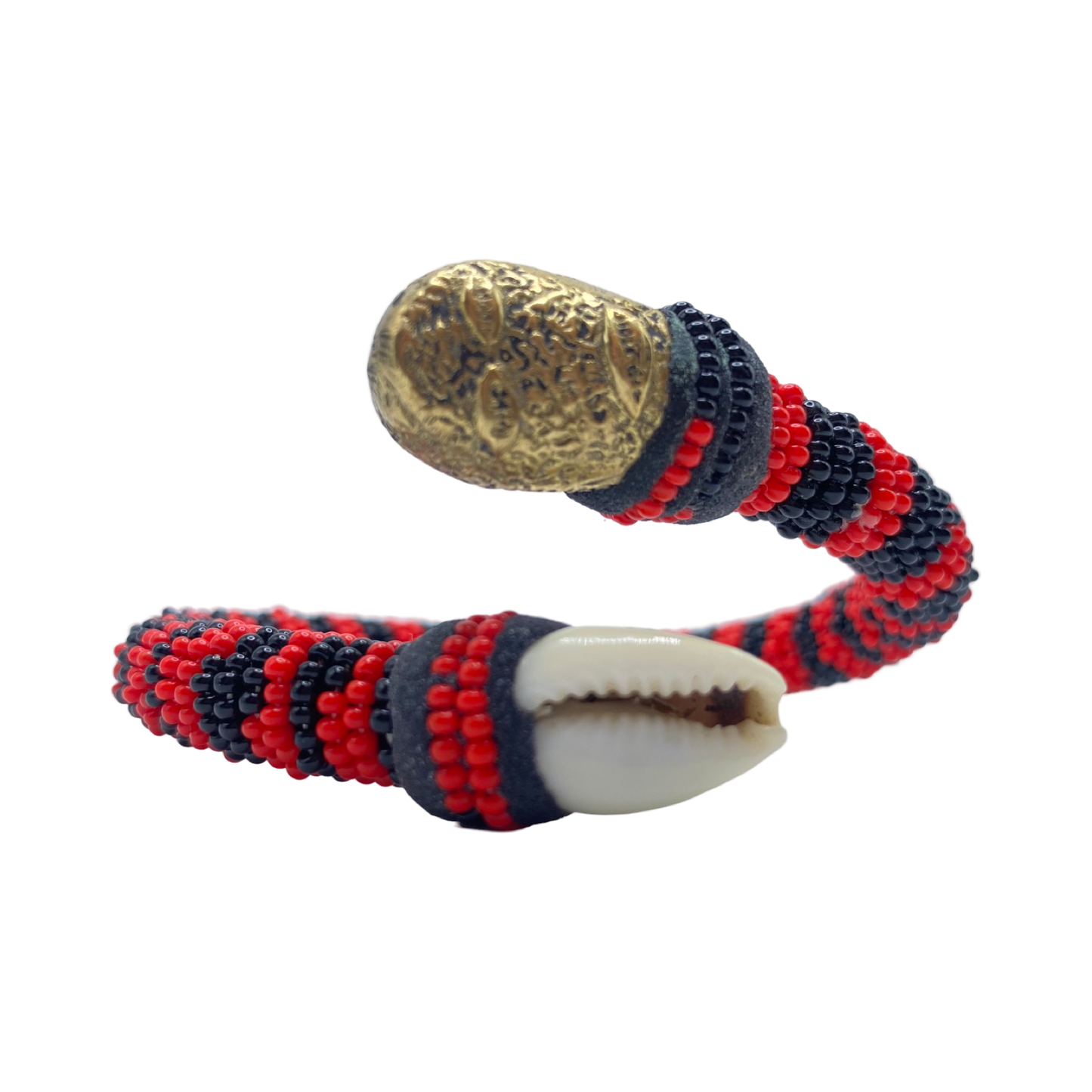 Pulsera de Elegua Laroye Eshu – Conchas de Cauri y Bronze - SanteriaGuide