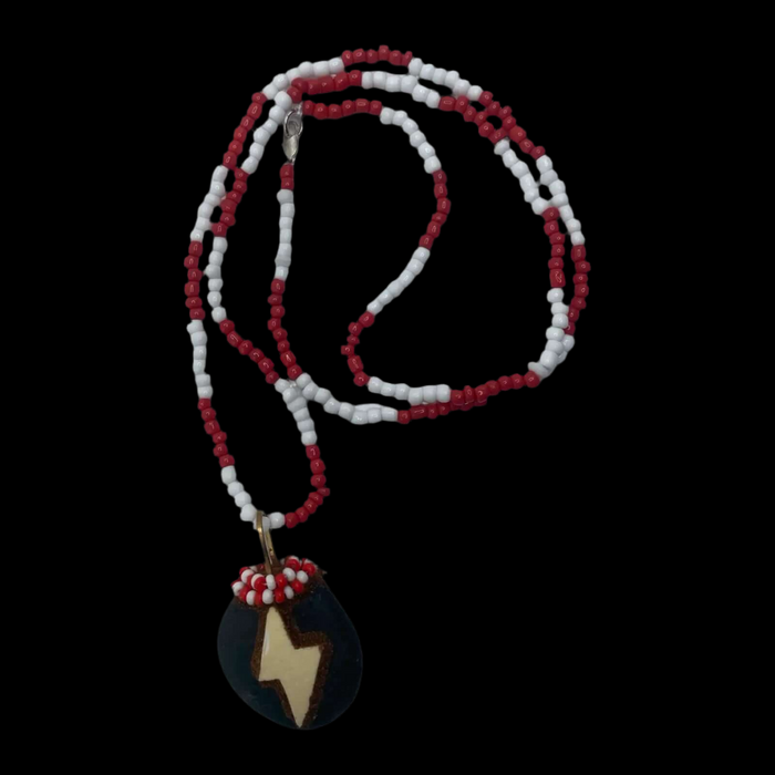 Eleke de Shangó – Collar Piedra de Rayo para Orisha Santería Yoruba