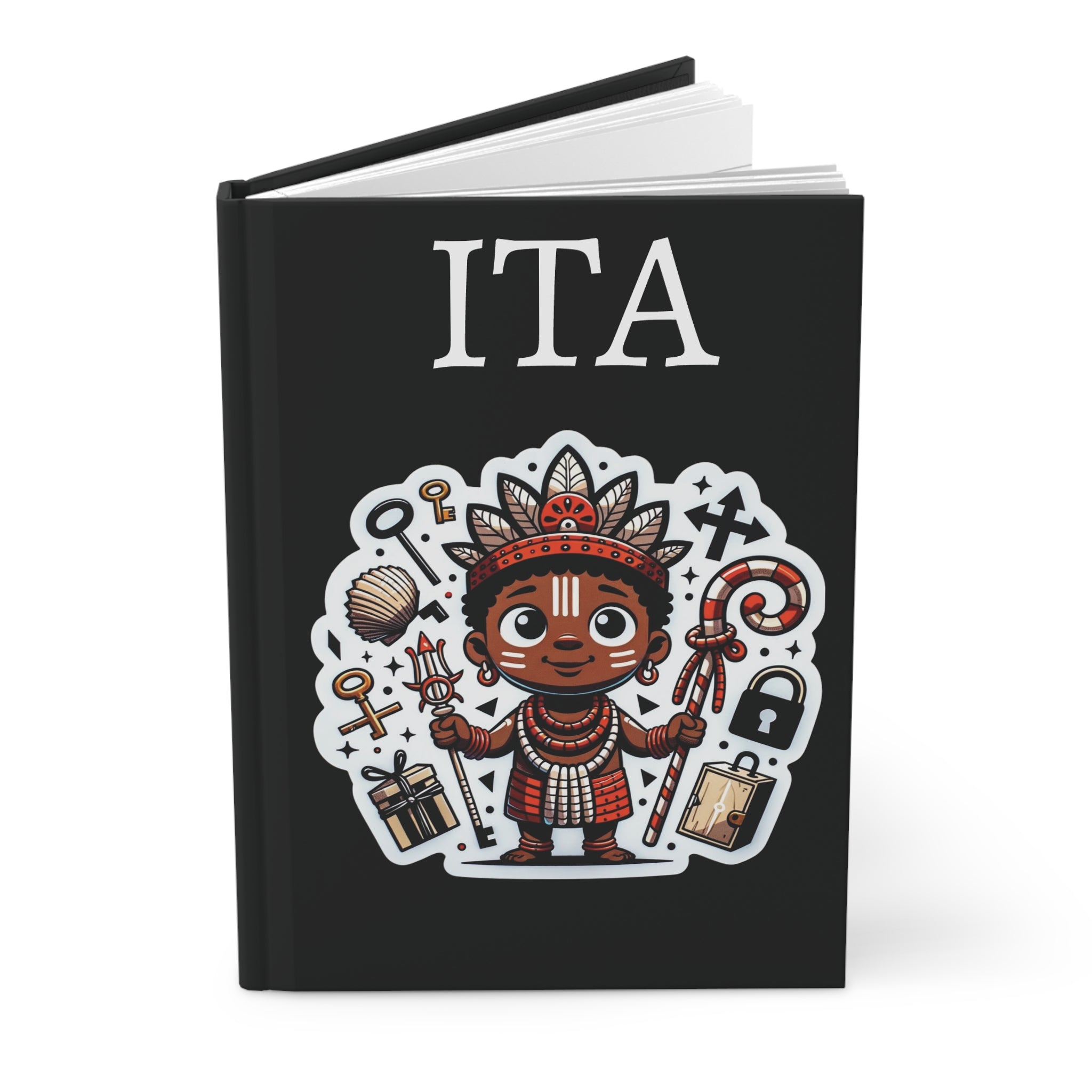 Elegua Hardcover Journal: Matte Finish ITA for Spiritual Reflection - SanteriaGuide