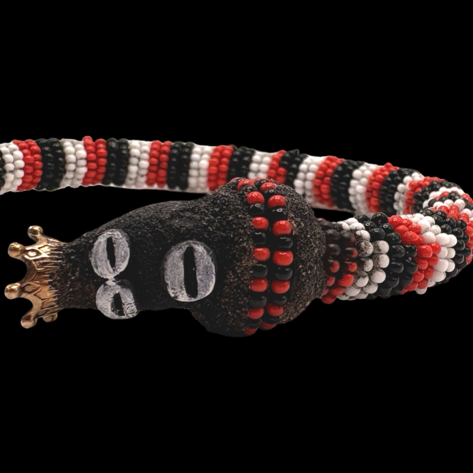 Pulsera Hecha a Mano Ilde de Eleguá Laroyé - Conchas de Cauri o Diseño de Cara Yoruba Santería Orisha