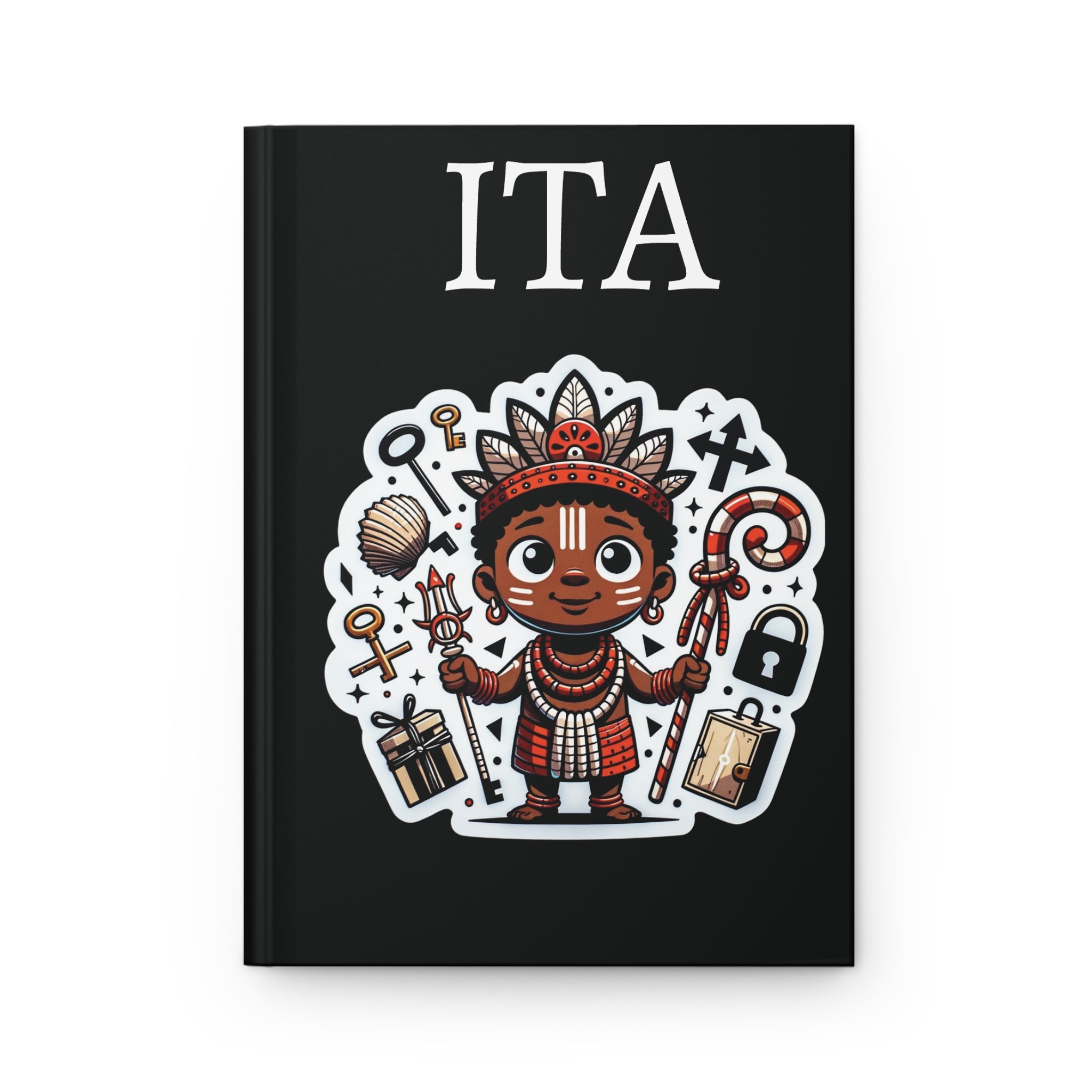 Elegua Hardcover Journal: Matte Finish ITA for Spiritual Reflection - SanteriaGuide