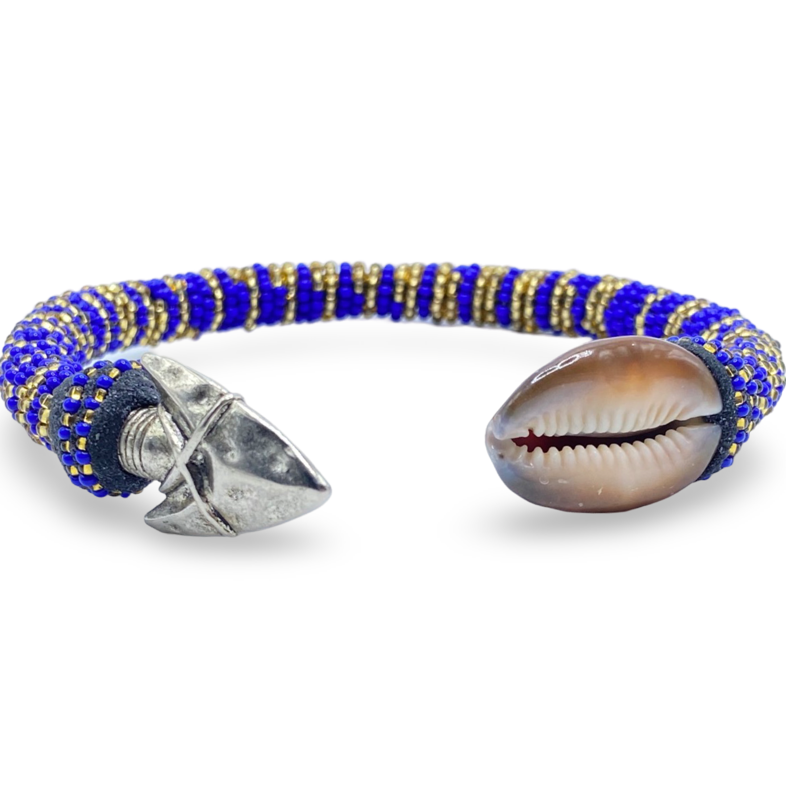 Pulsera de Ochosi – Conchas de Cauri y Bronze