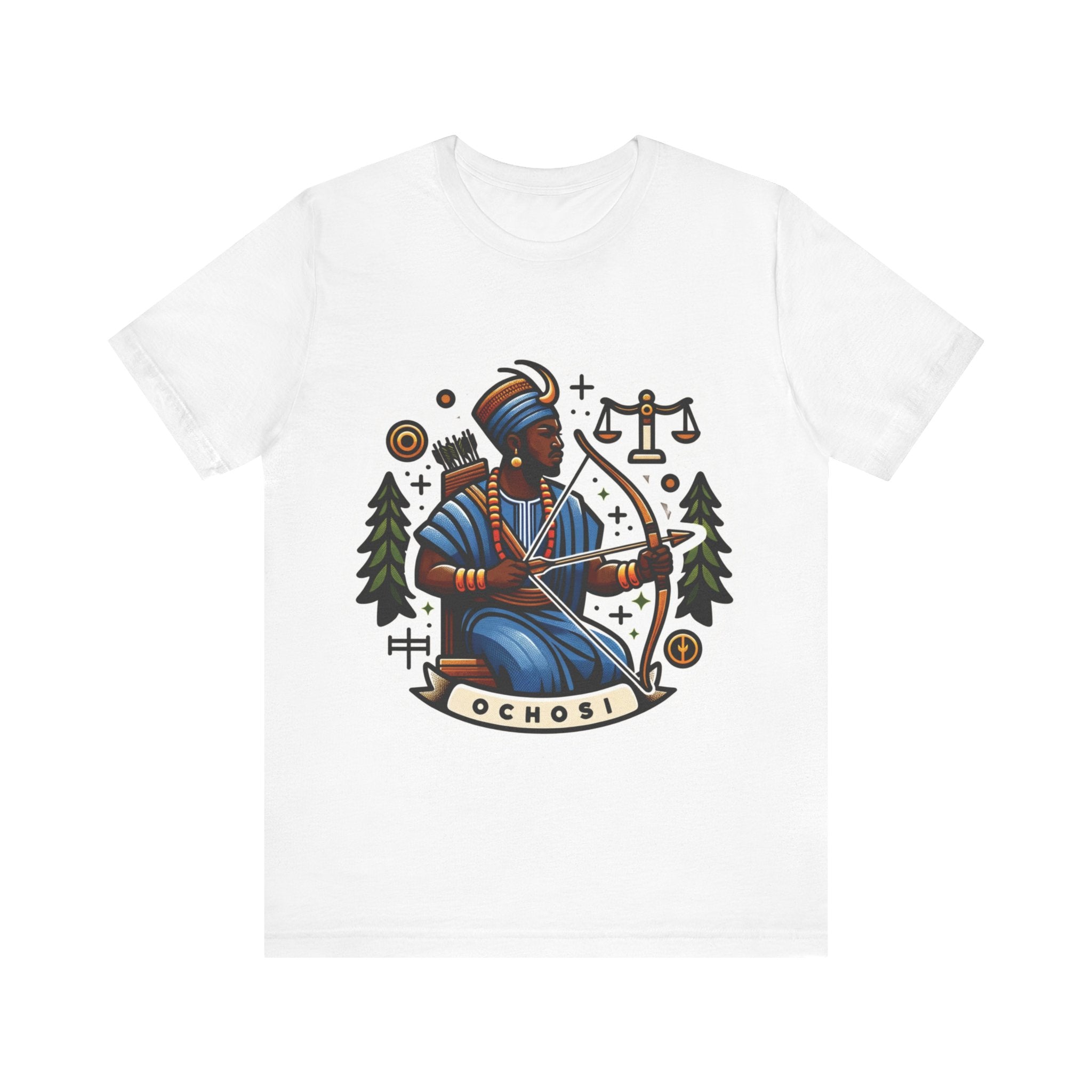 Ochosi T-Shirt - Spiritual Orisha Worship & Yoruba Mythology - SanteriaGuide