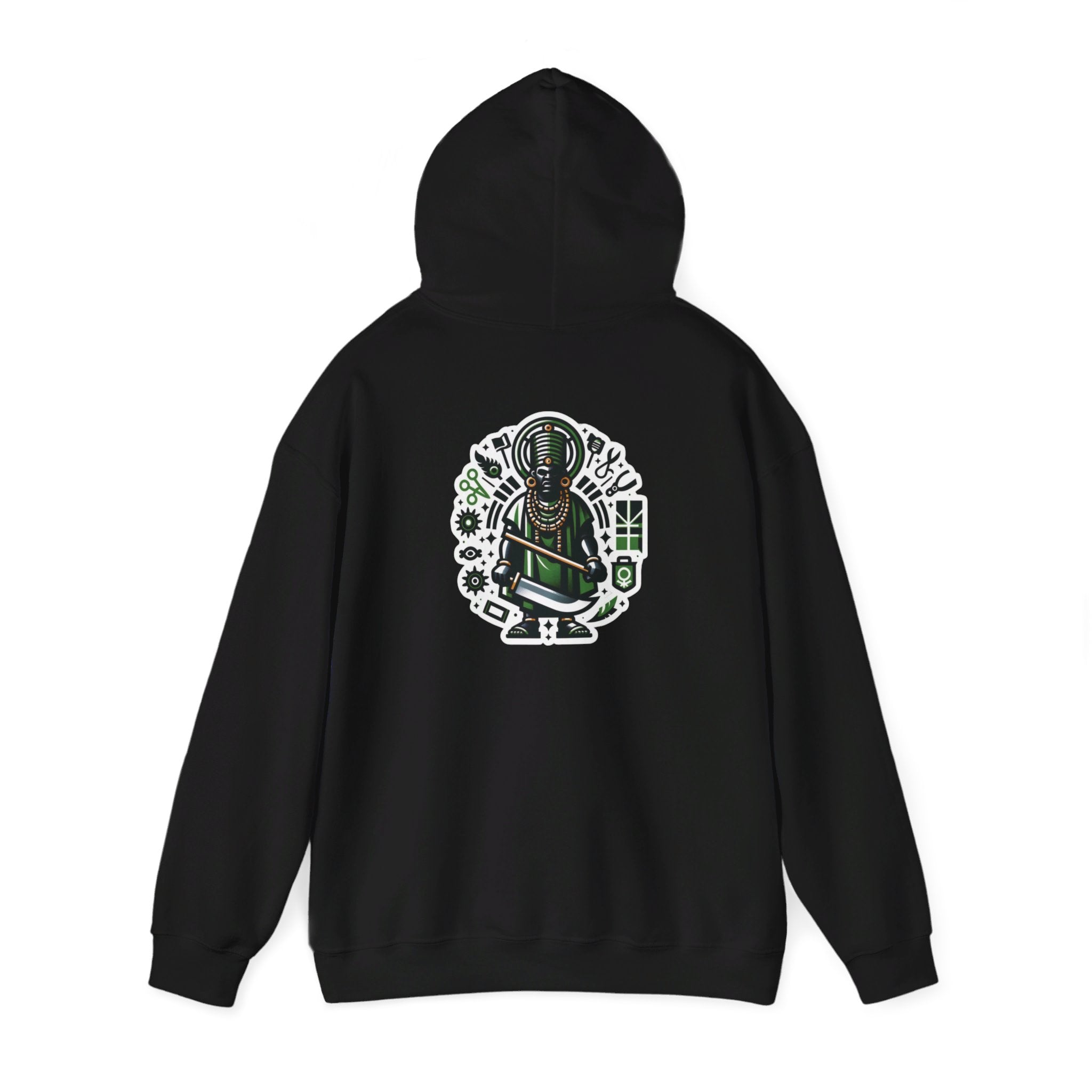 Ogun Hoodie - Spiritual Orisha Worship & Yoruba Mythology - SanteriaGuide