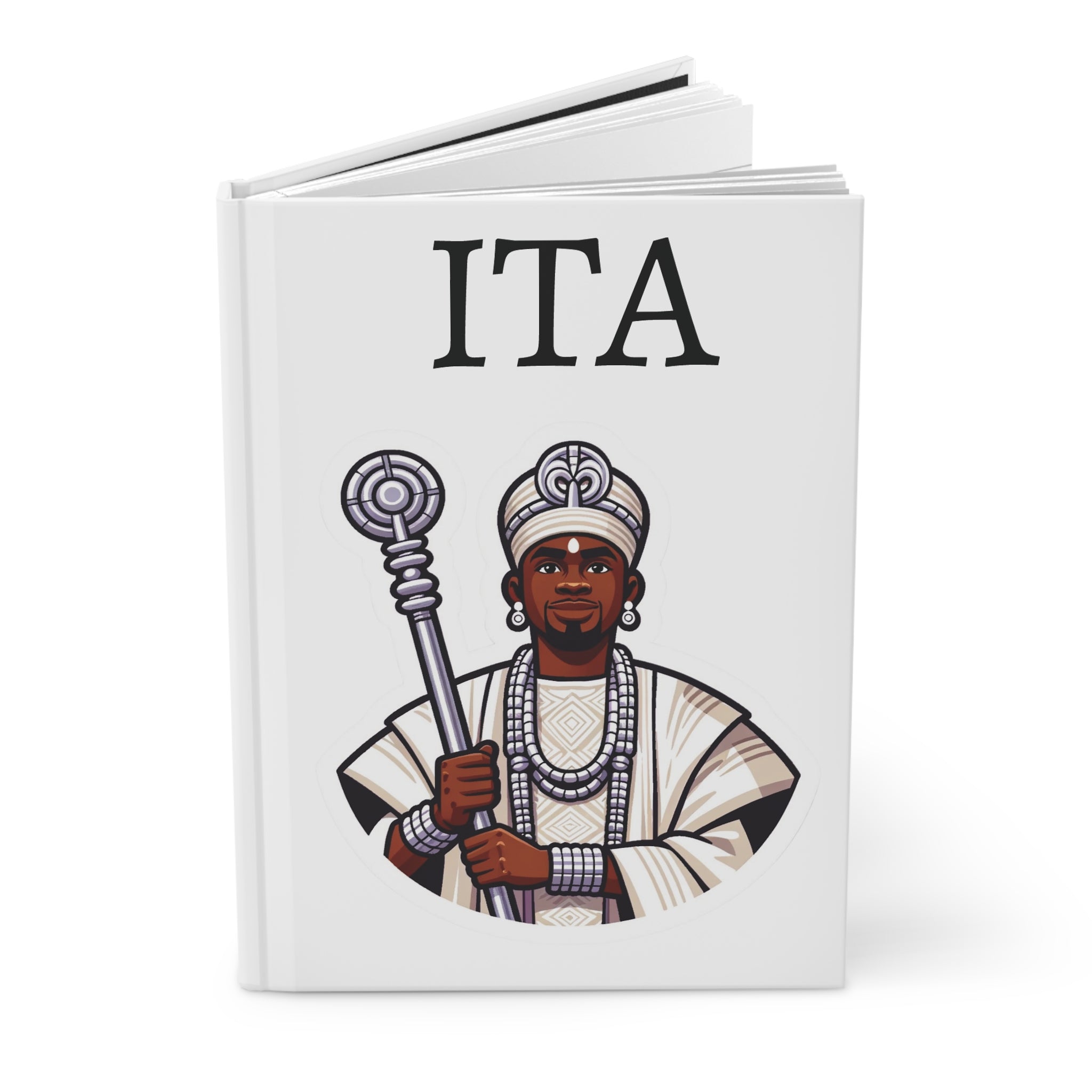 Obatala Hardcover Journal: Matte Finish ITA for Spiritual Reflection - SanteriaGuide