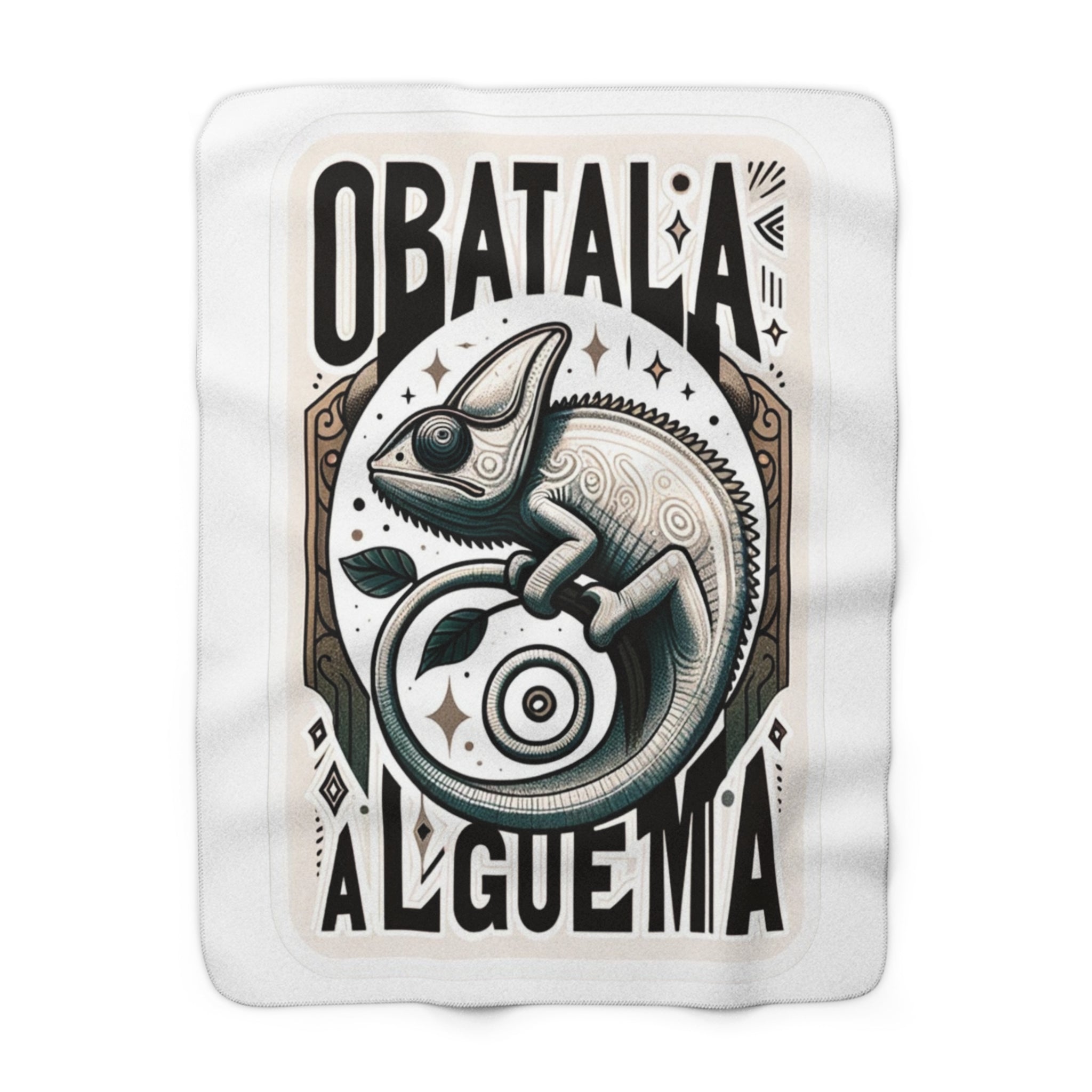 Obatala Sherpa Fleece Blanket - SanteriaGuide