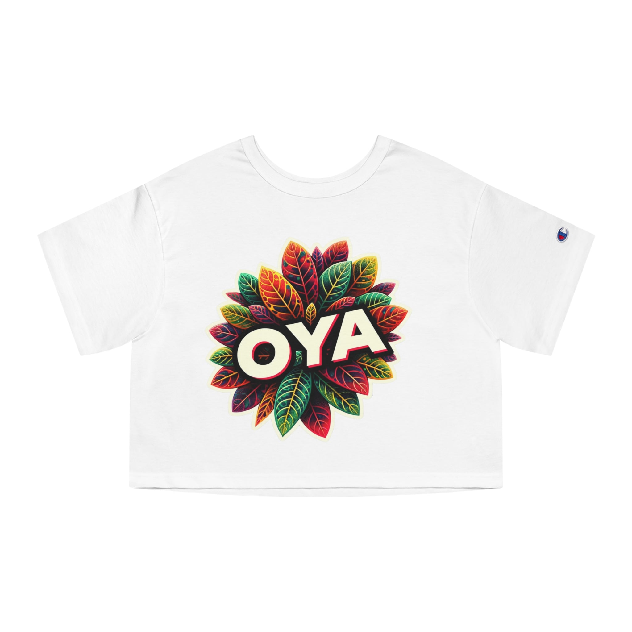 Oya Champion Women's Heritage Cropped T-Shirt - SanteriaGuide