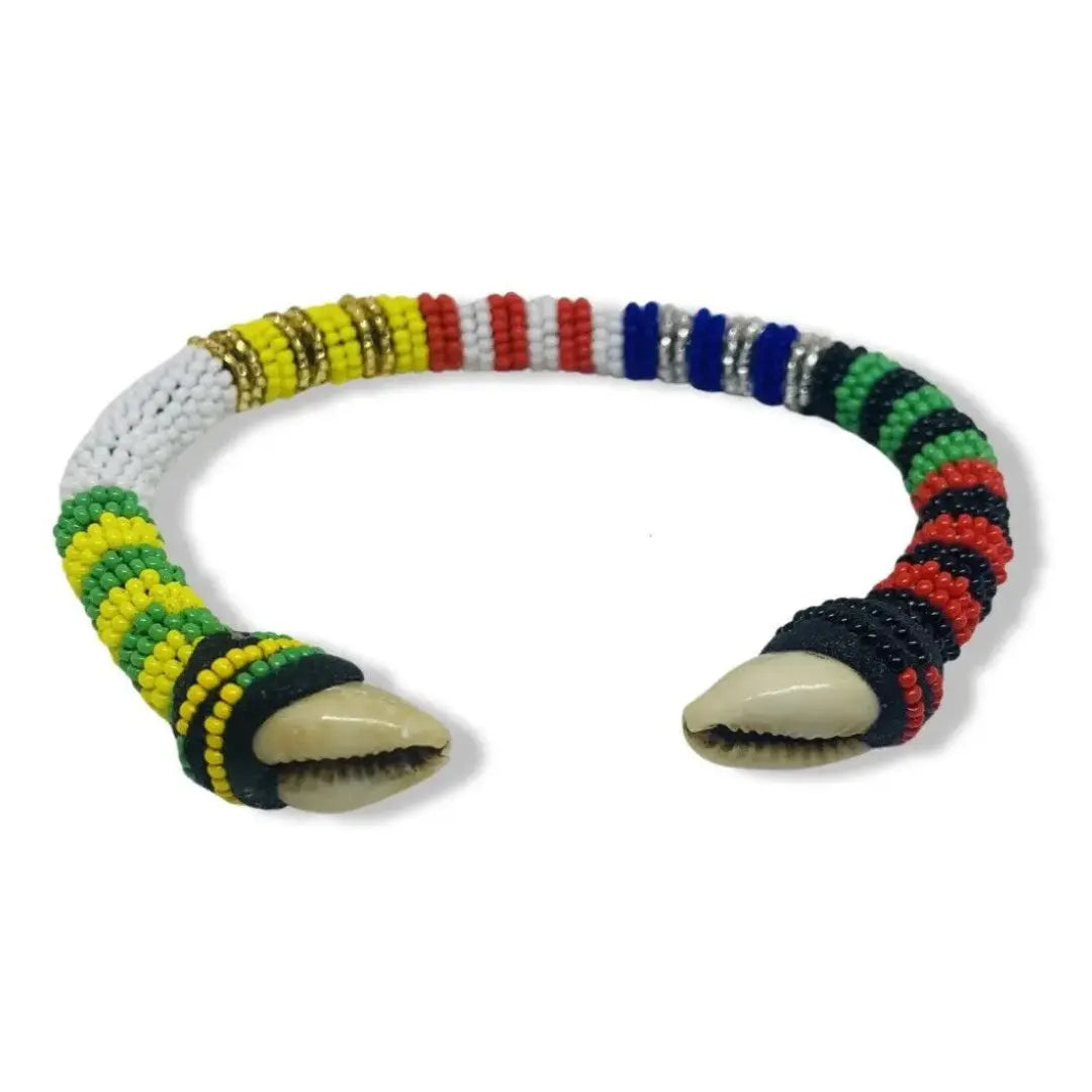 Bracelet/Mania de differente Orishas/Santos con Cowrie SanteriaGuide