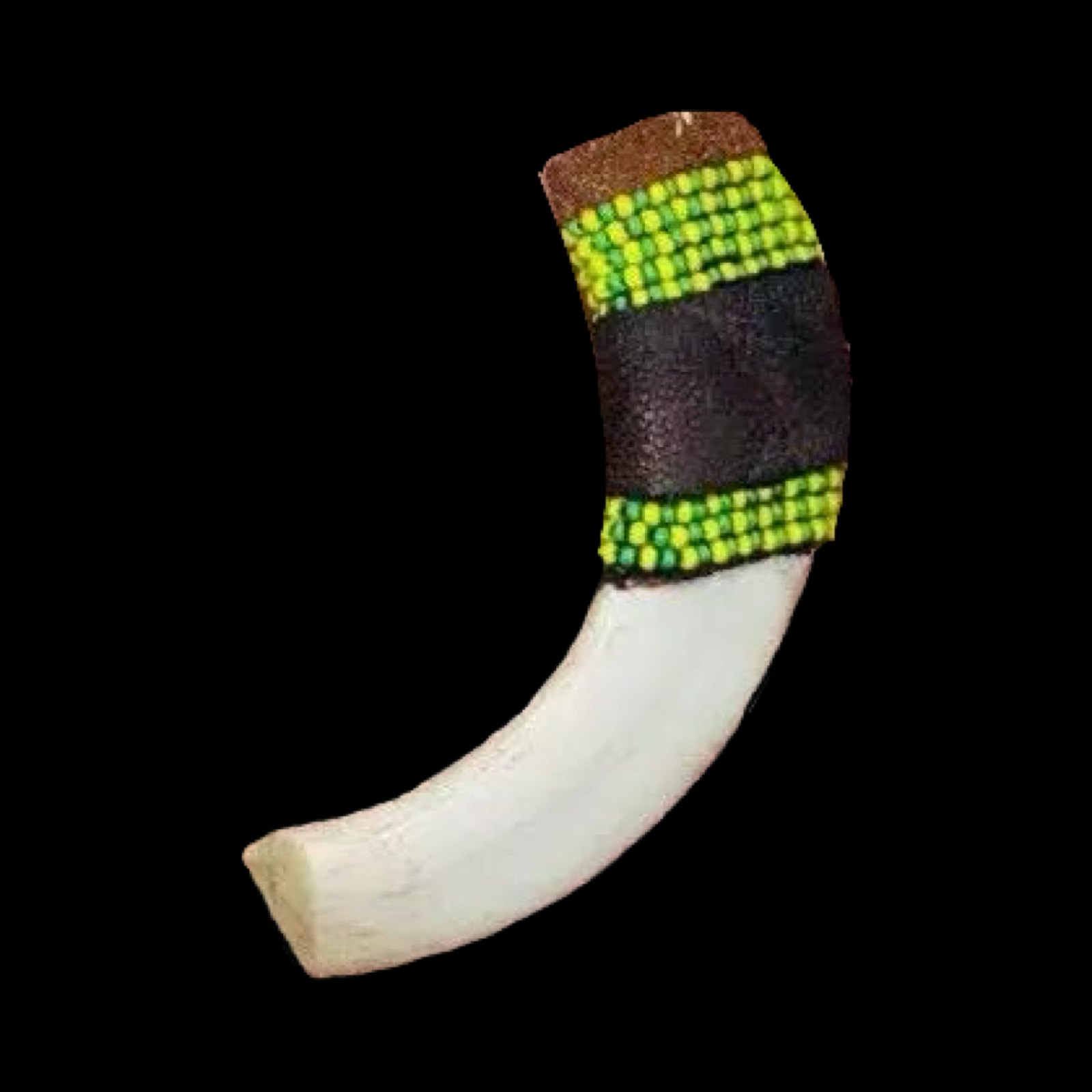 Handmade Orunmila Javelin Tusk Pendant - Ivory Yoruba Santeria Orisha Amulet