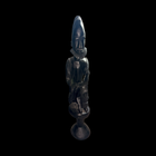 Hand-Carved Eshu Eleguá Statue - Yoruba Orisha Guardian of Crossroads & Destiny