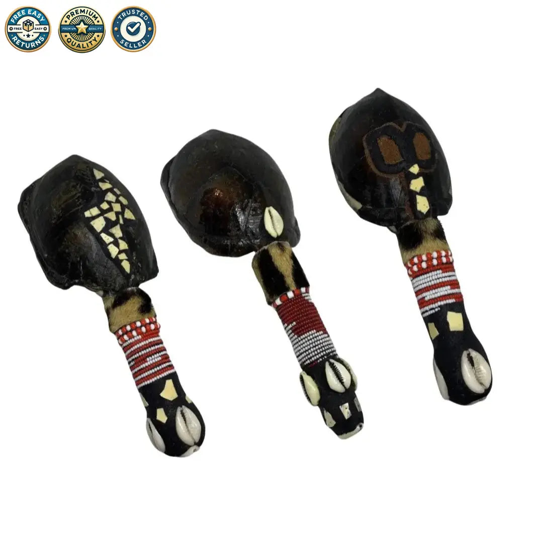 Maraca de Shango con Concha de Tortuga