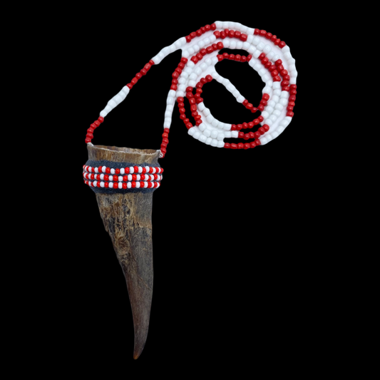 Eleke de Shango con Taro –(Mpaka Necklace)