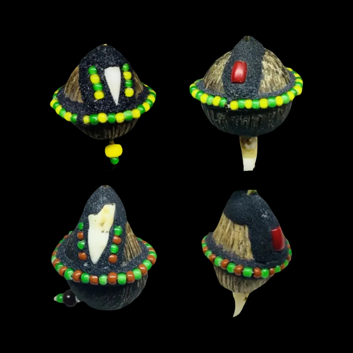 Ikin De 4 Ojos Eleke: Honrando Orunmila Orula Ifa (Collar de cuentas para Orunmila)