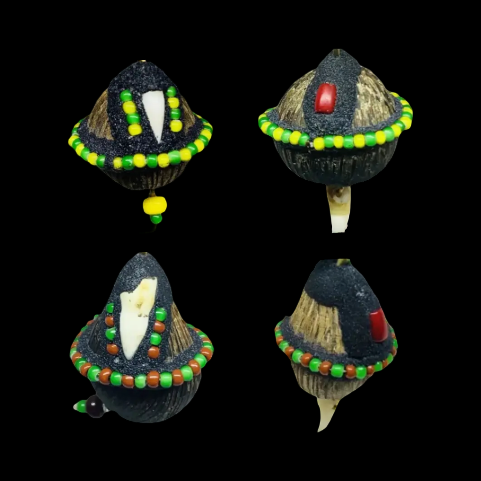 Ikin De 4 Ojos Eleke: Honrando Orunmila Orula Ifa (Beaded Necklace for Orunmila)