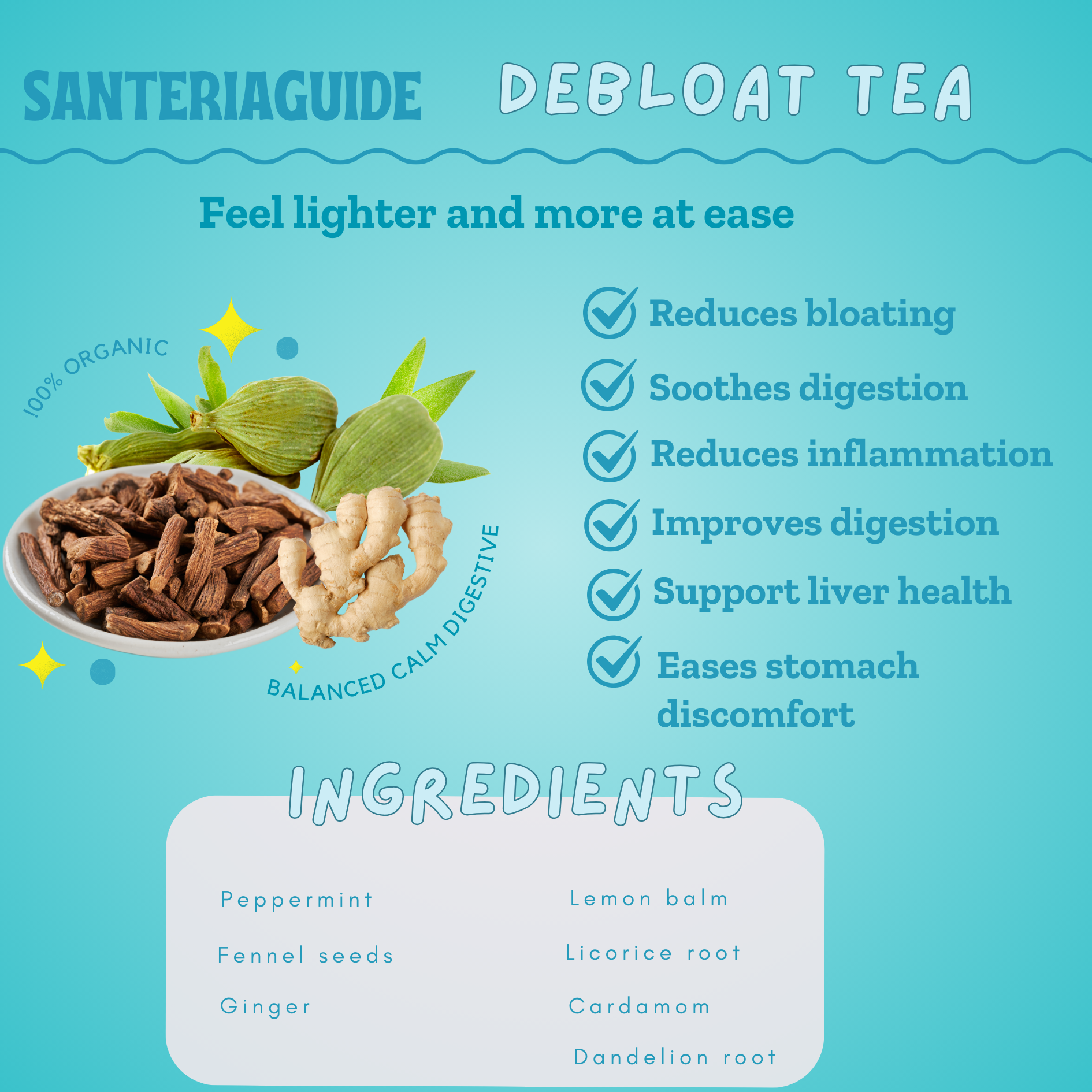 SanteriaGuides Debloat Tea - SanteriaGuide