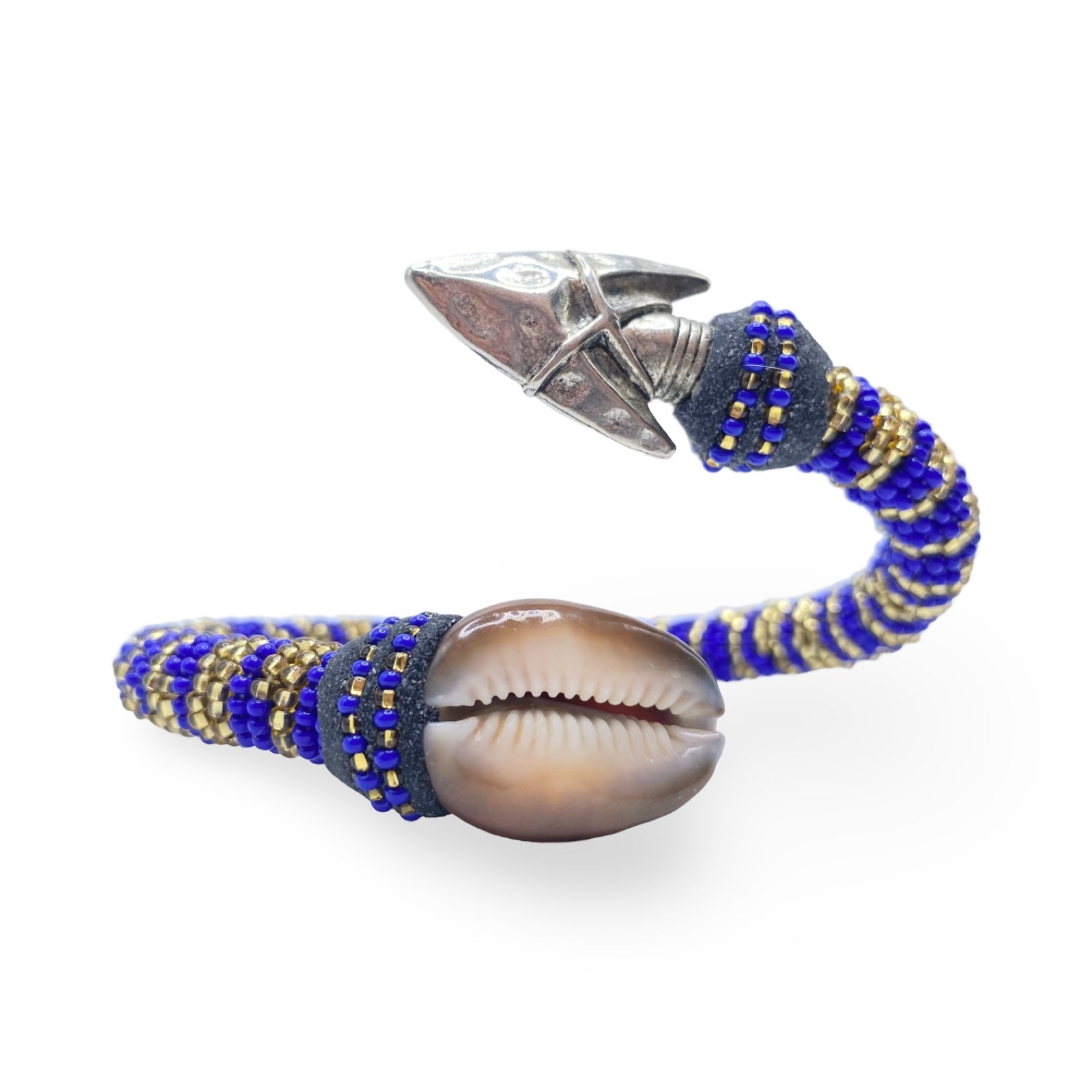 Pulsera de Ochosi – Conchas de Cauri y Bronze