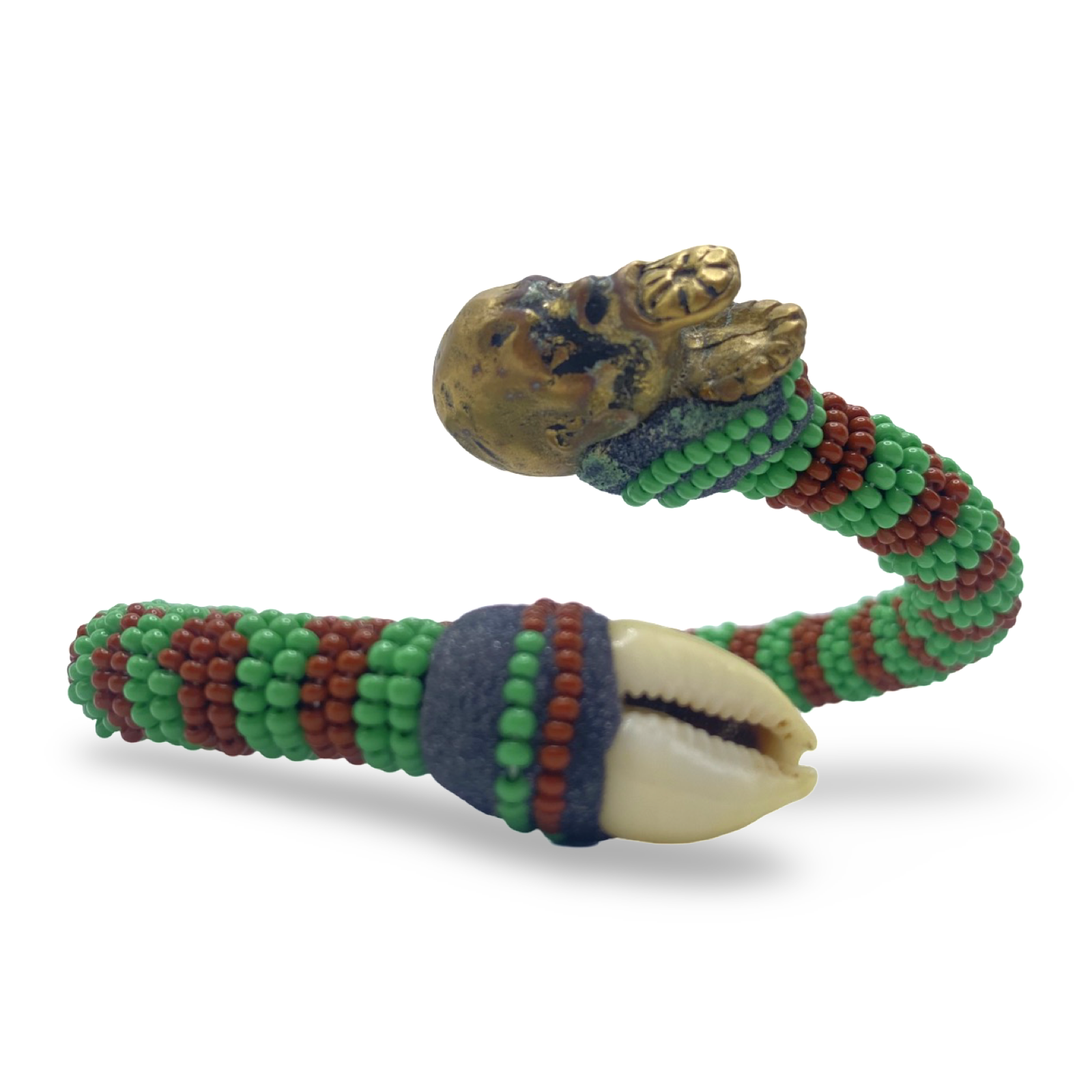 Pulsera de Ifa Orunmila – Conchas de Cauri y Bronze - SanteriaGuide