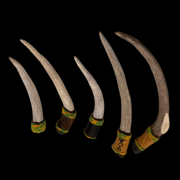 Authentic Ifá Irofa – Ritual Tools for Orunmila (green and yellow)