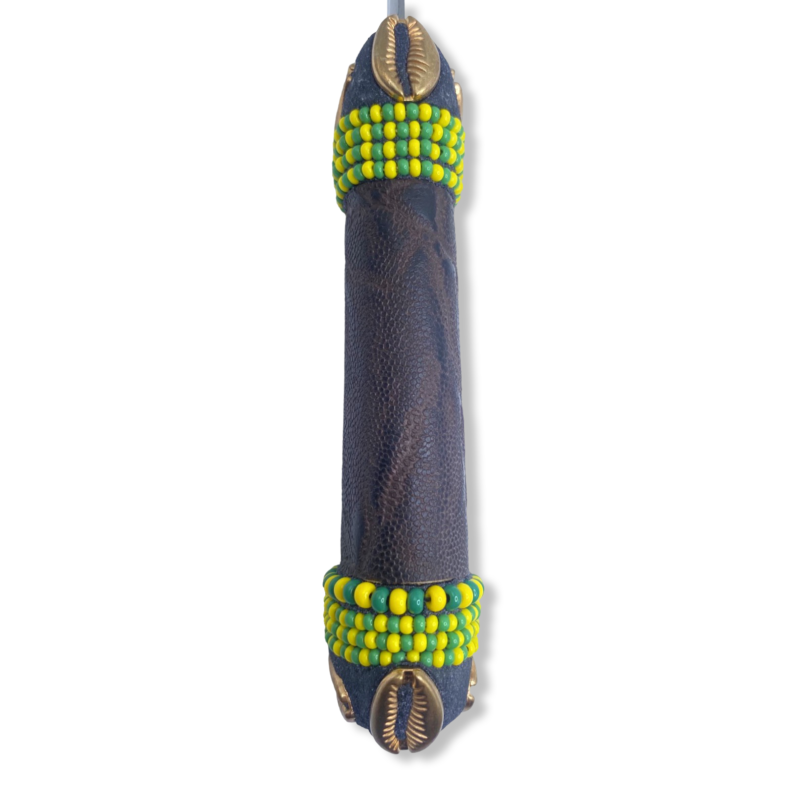 Cuchillo para Babalawo Santero Oba Oriate Orunmila - Con Piel - Diseño 1