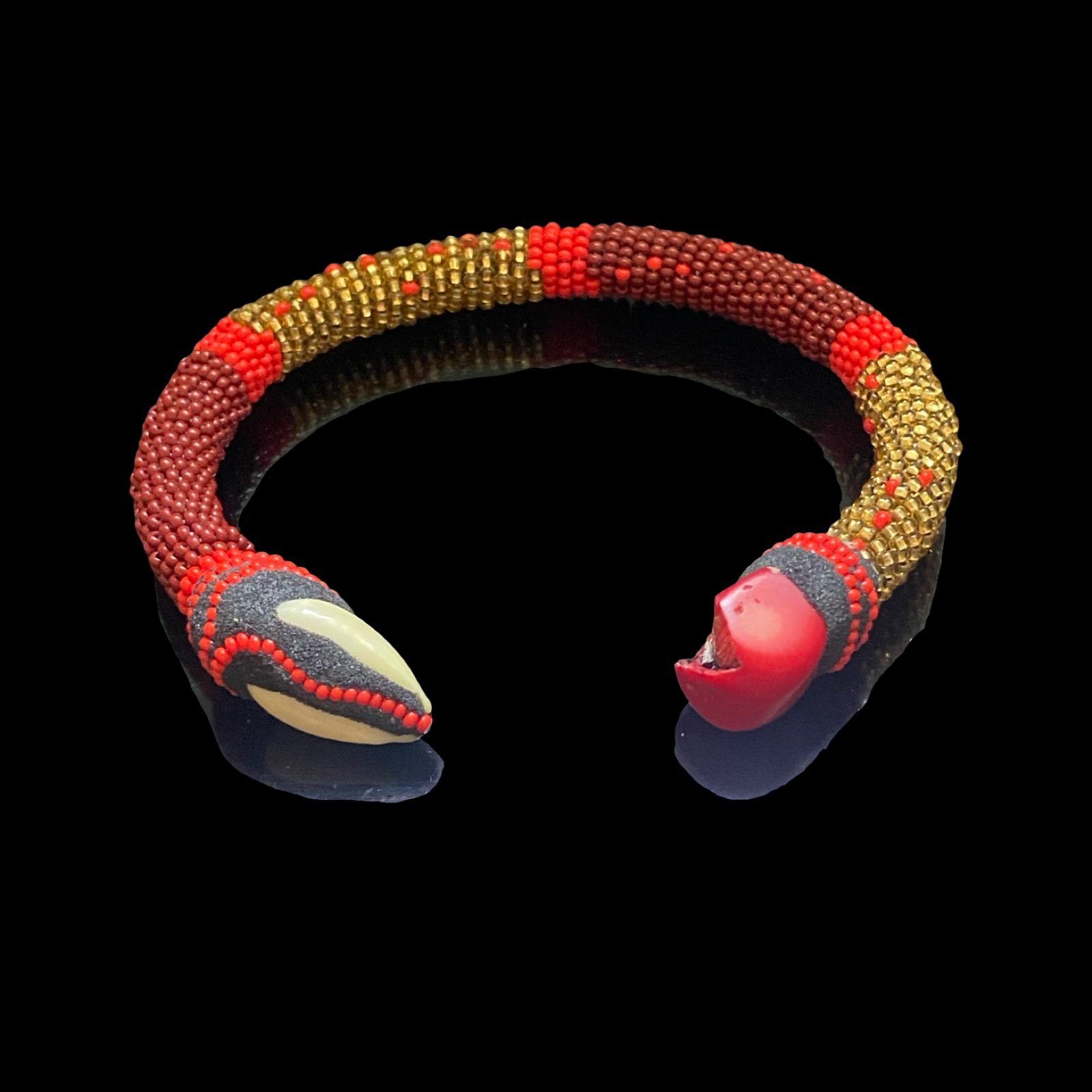 Handmade Ilde de Obbá Bracelet - Cowrie Shells Yoruba Santeria Orisha
