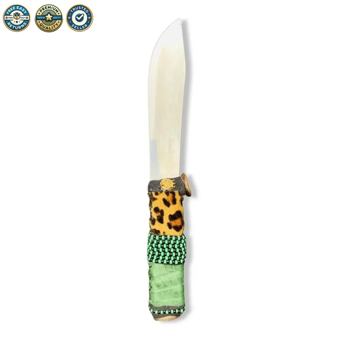 Cuchillo Decorativo de Ogun con Artesanía Artística SanteriaGuide