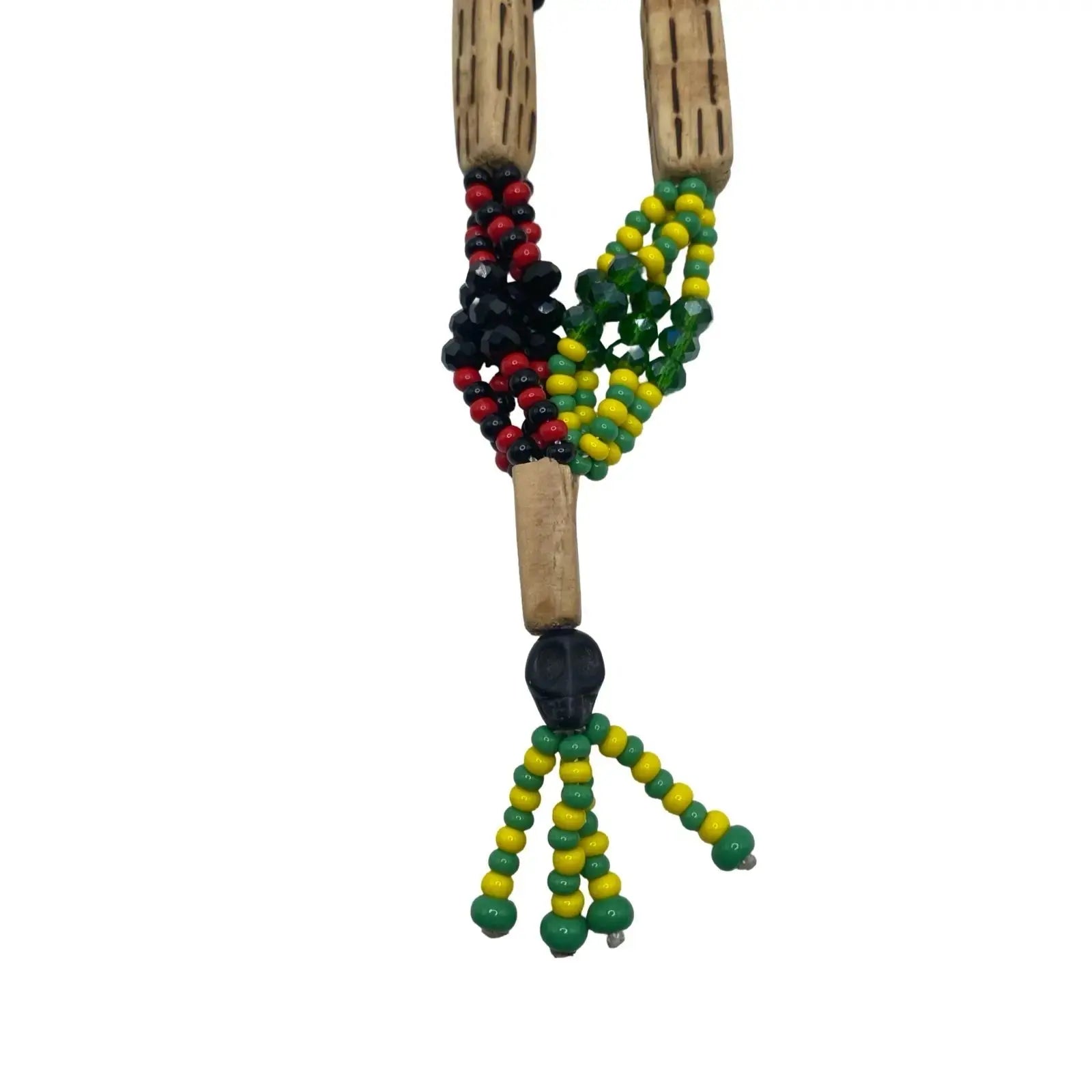 Ogbe Yono Ogbellono Long Beaded Necklace - 32 Inches, For Babalawo Awo, Ifa SanteriaGuide