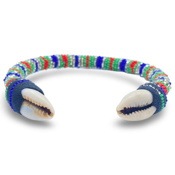 Pulsera hecha a mano Ilde de Yemayá Mayelewo - Cowrie Shell Yoruba Santeria Orisha