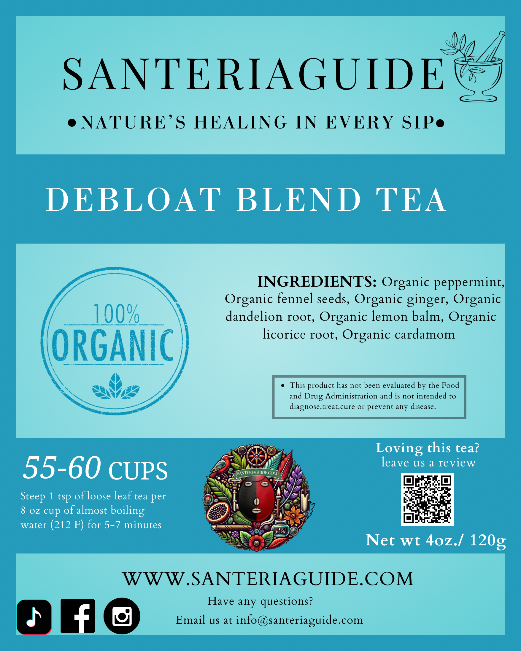 SanteriaGuides Debloat Tea - SanteriaGuide