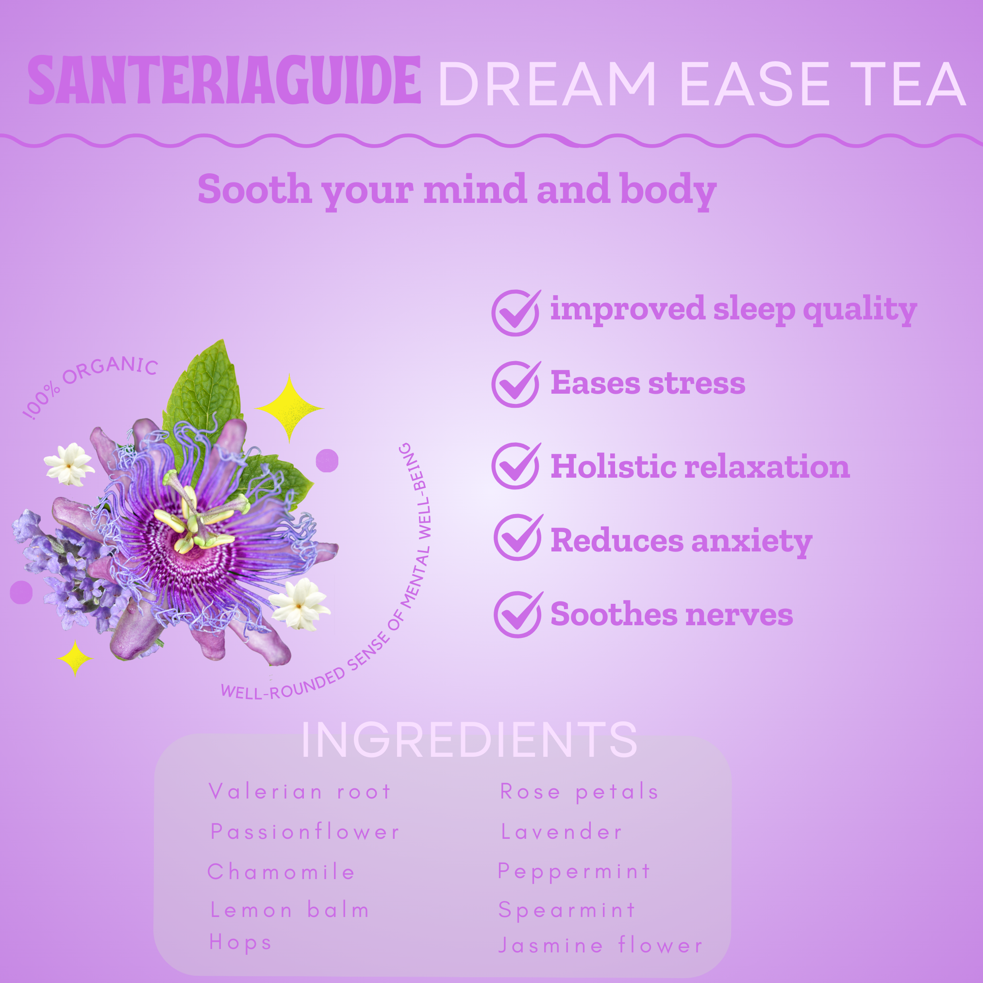 SanteriaGuide Dream Ease Tea - SanteriaGuide