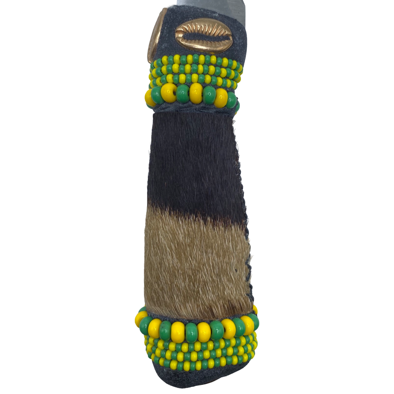 Cuchillo para Babalawo Santero Oba Oriate Orunmila - De Piel - Diseño 7