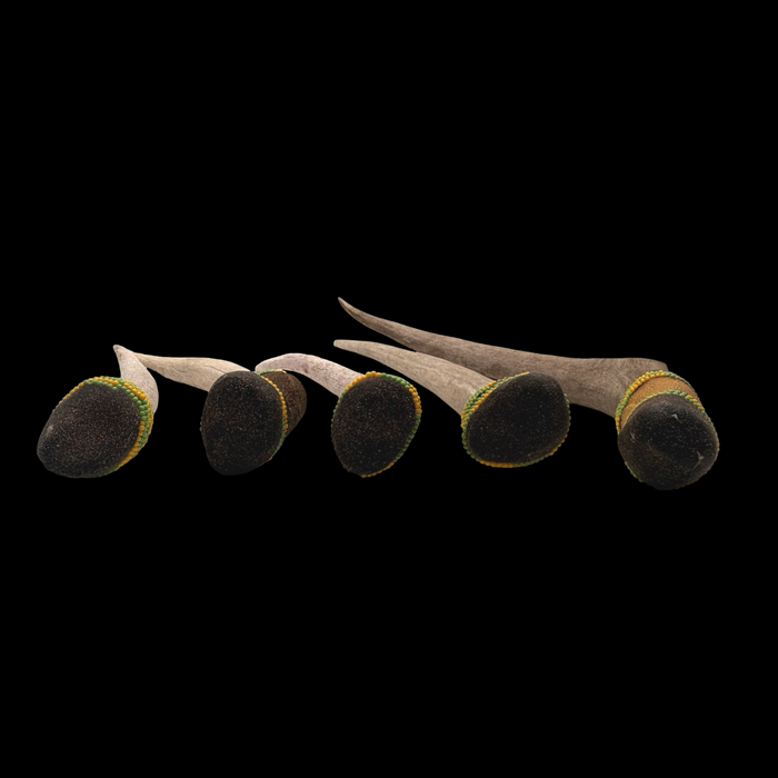 Authentic Ifá Irofa – Ritual Tools for Orunmila (green and yellow)