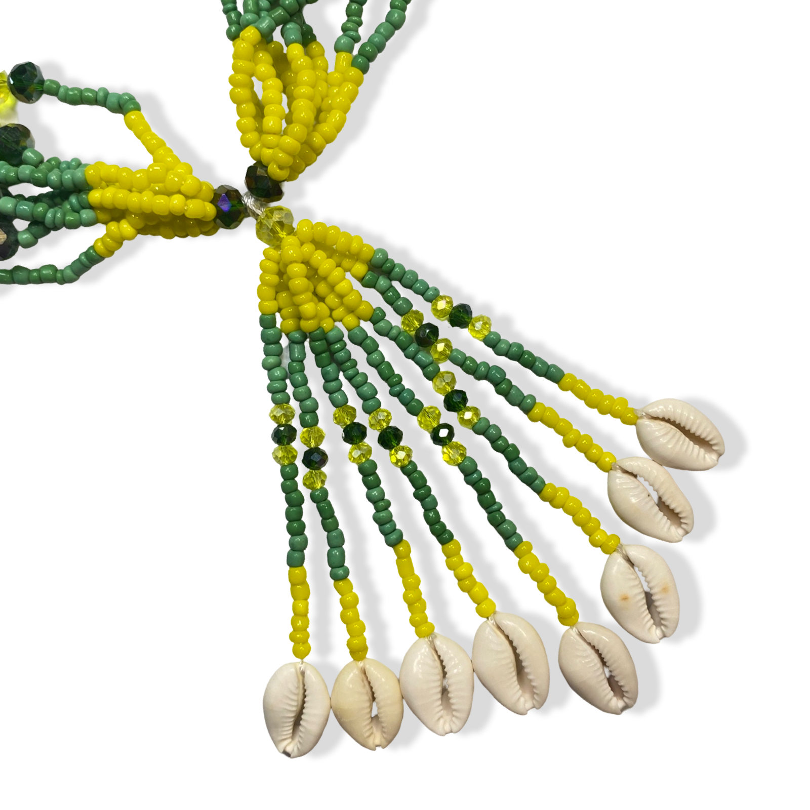 Mazo de Orunmila "Orula" - Green & Yellow Yoruba Santeria Orisha - SanteriaGuide
