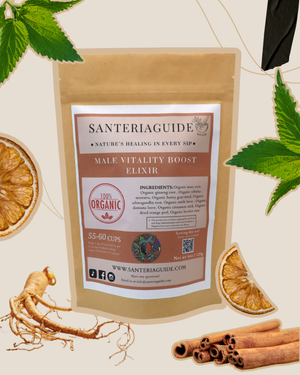 Elixir potenciador de la vitalidad masculina de Santeriaguide: vitalidad en cada sorbo