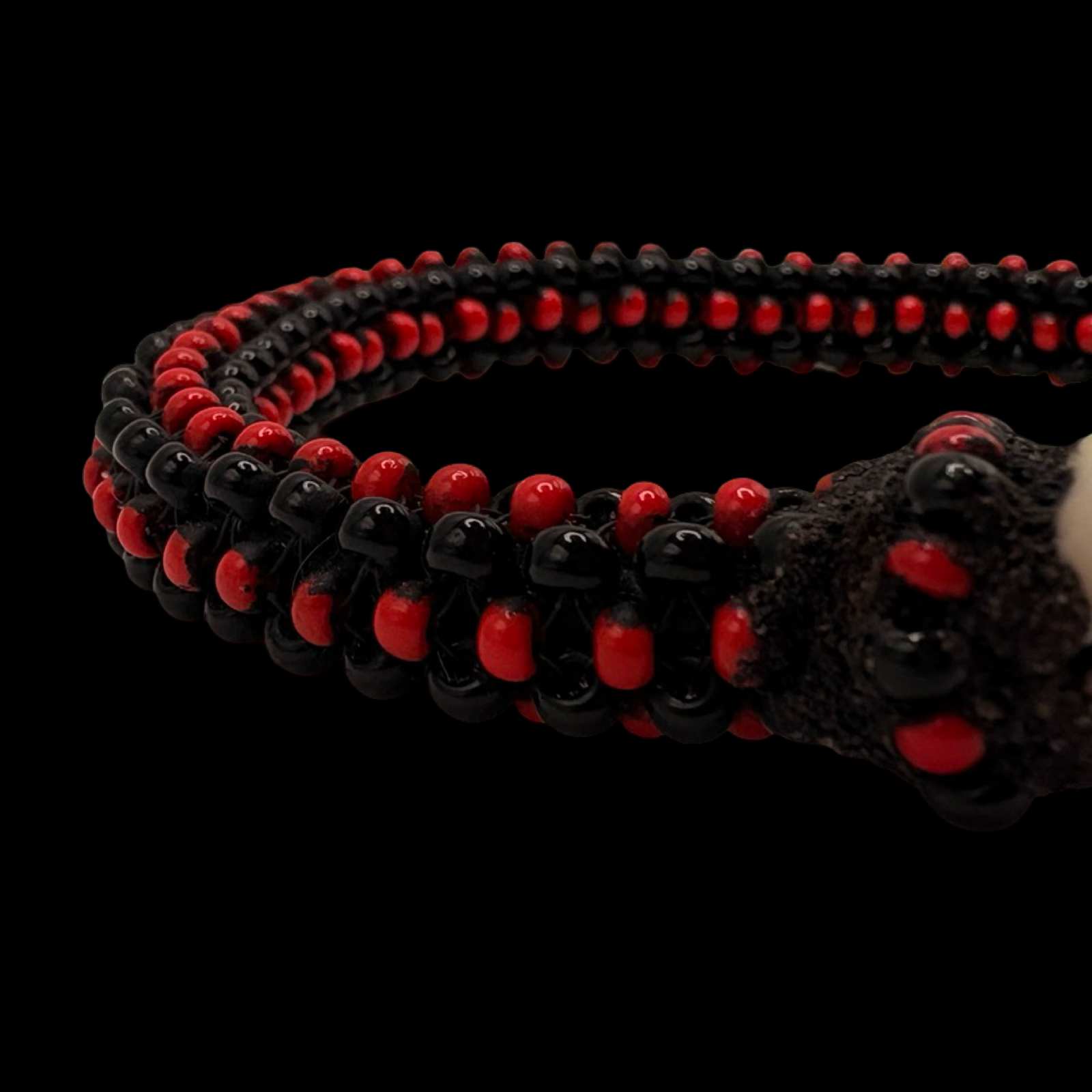 Pulsera Hecha a Mano Ilde de Eleguá Laroyé - Conchas de Cauri o Diseño de Cara Yoruba Santería Orisha