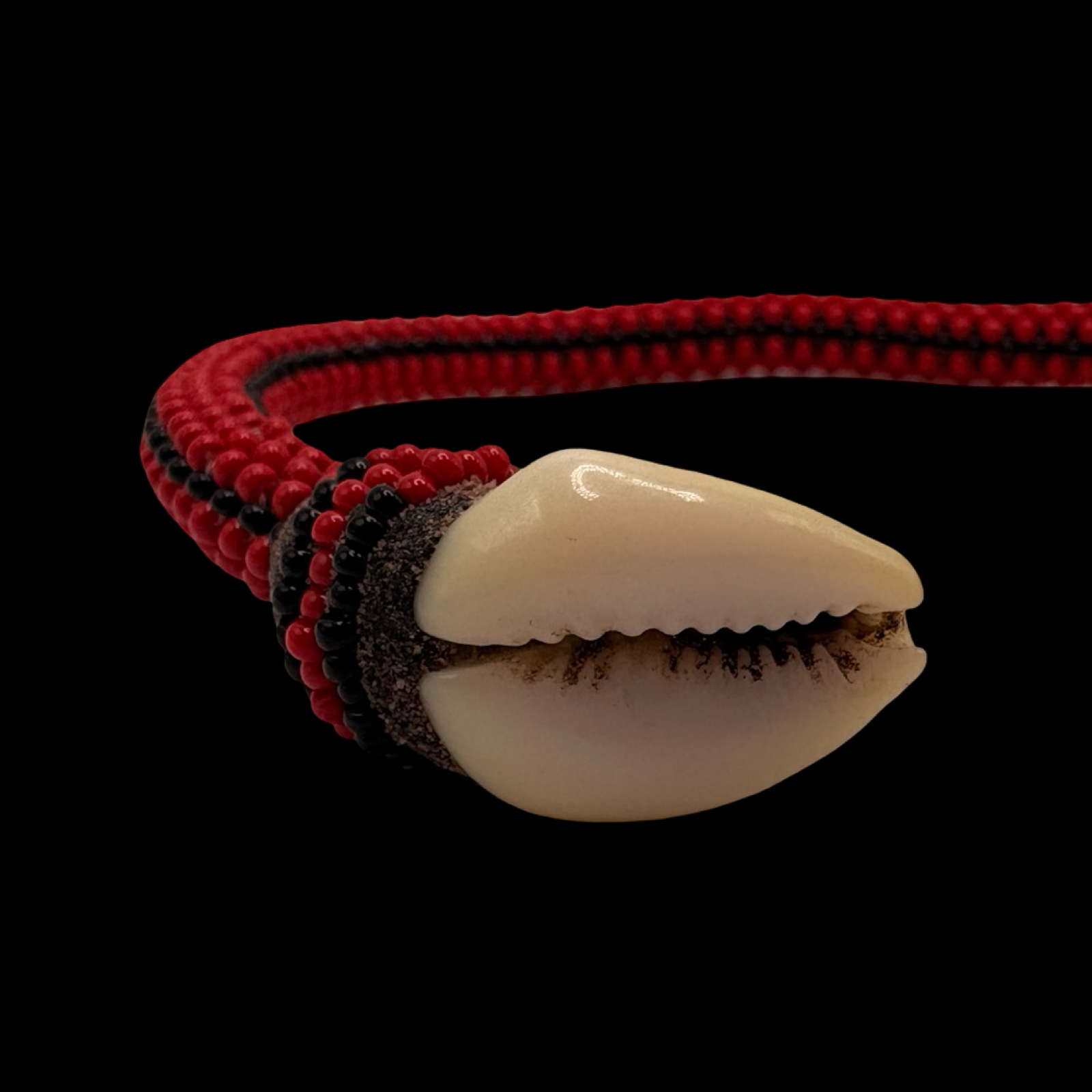 Pulsera Hecha a Mano Ilde de Eleguá Laroyé - Conchas de Cauri o Diseño de Cara Yoruba Santería Orisha