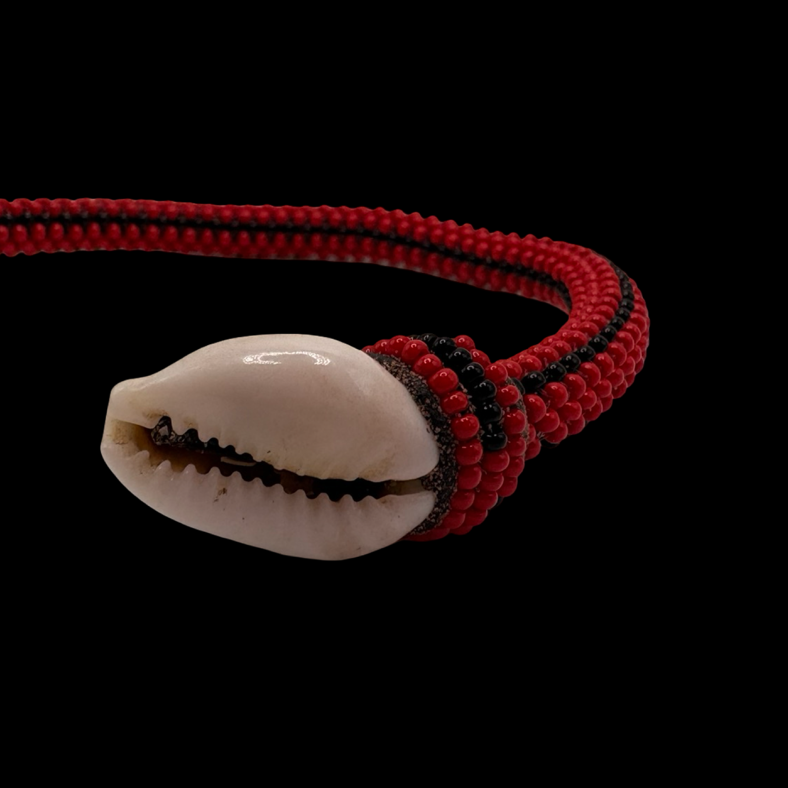 Pulsera Hecha a Mano Ilde de Eleguá Laroyé - Conchas de Cauri o Diseño de Cara Yoruba Santería Orisha